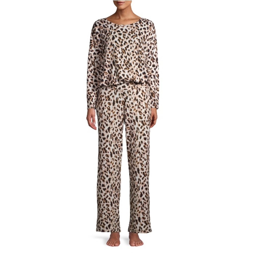 Secret Treasures Animal Print Drawstring Top - Picture 3 of 9